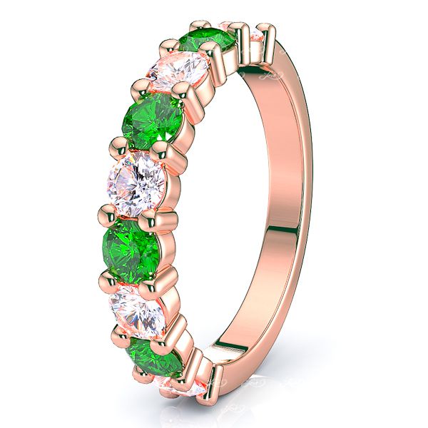 Rose Diamond and Emerald