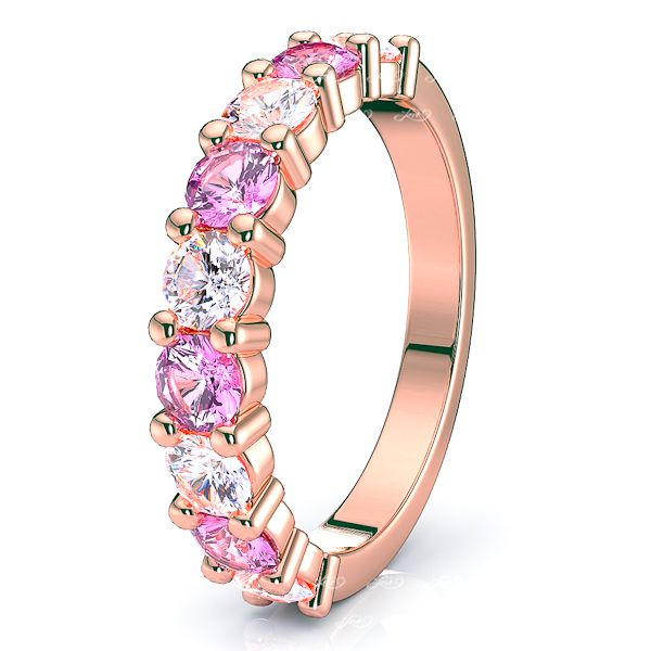 Rose Diamond and Pink Sapphire