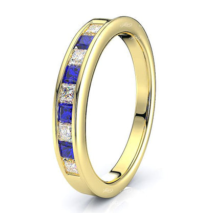 Yellow Diamond and Blue Sapphire
