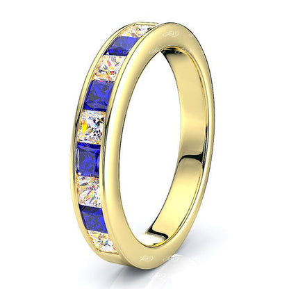 Yellow Diamond and Blue Sapphire
