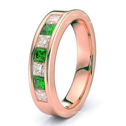 Rose Diamond and Emerald
