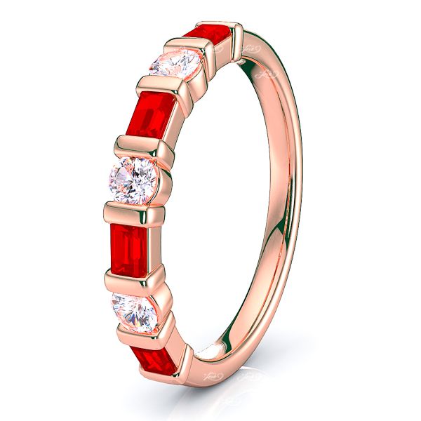 Rose Diamond and Ruby