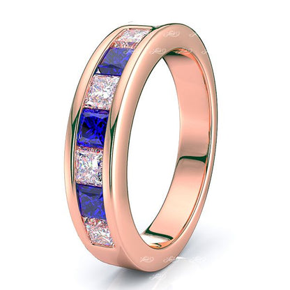Rose Diamond and Blue Sapphire