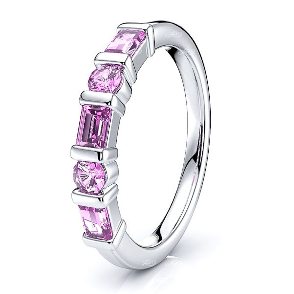 White Pink Sapphire