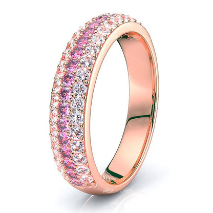 Rose Diamond and Pink Sapphire