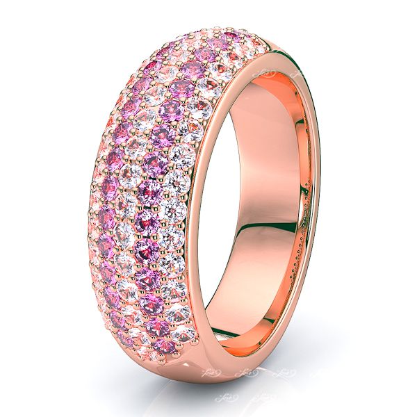 Rose Diamond and Pink Sapphire
