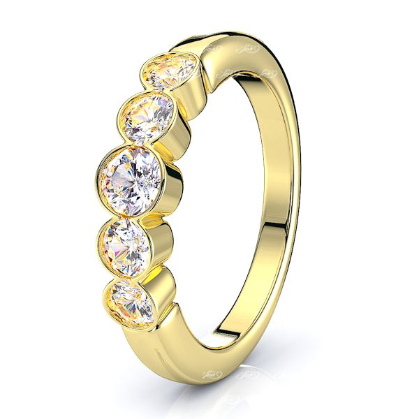 Carla Diamond Women Anniversary Wedding Ring