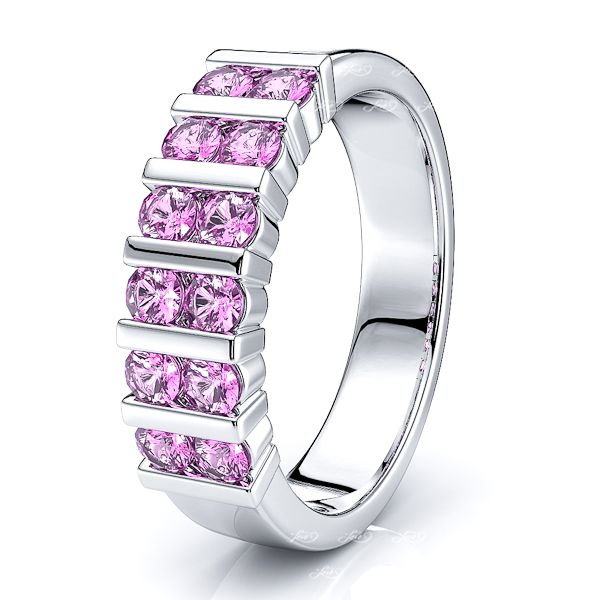 White Pink Sapphire