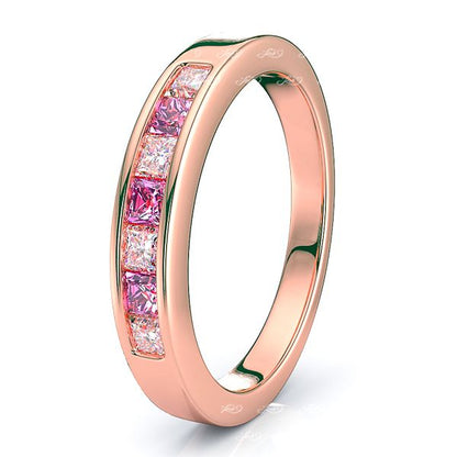 Rose Diamond and Pink Sapphire