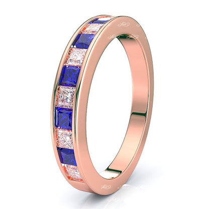 Rose Diamond and Blue Sapphire