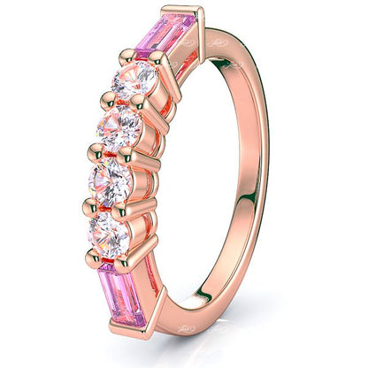 Rose Diamond and Pink Sapphire