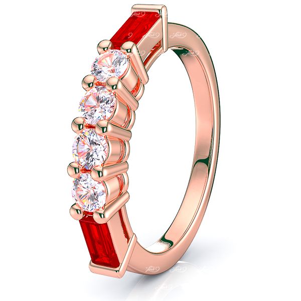 Rose Diamond and Ruby