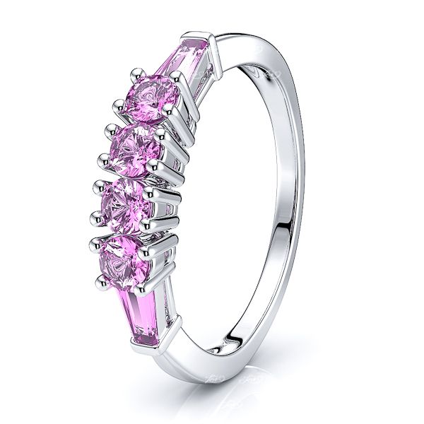 White Pink Sapphire
