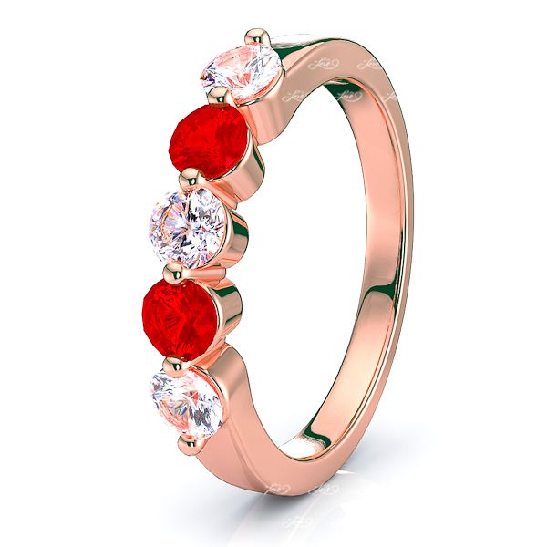 Rose Diamond and Ruby