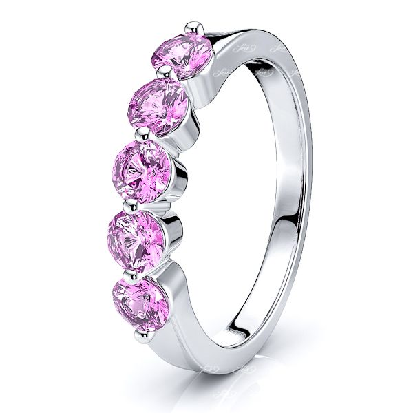 White Pink Sapphire