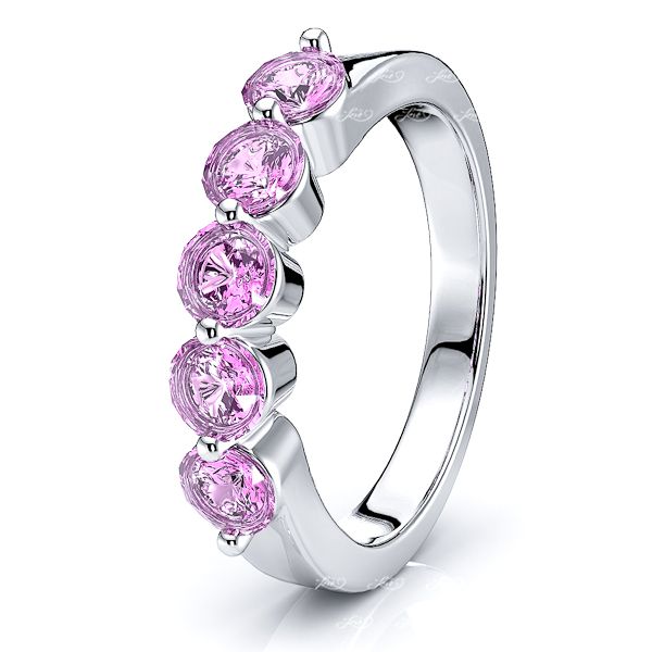 White Pink Sapphire