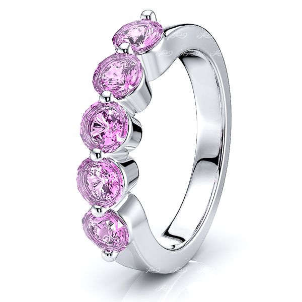 White Pink Sapphire