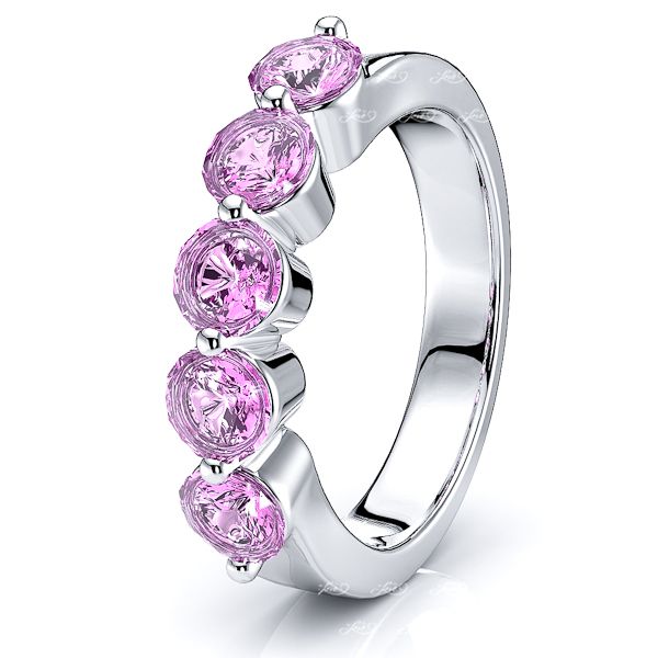 White Pink Sapphire
