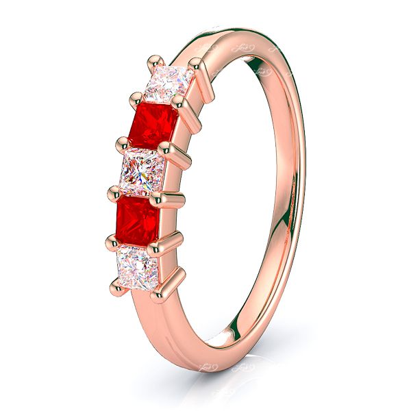 Rose Diamond and Ruby