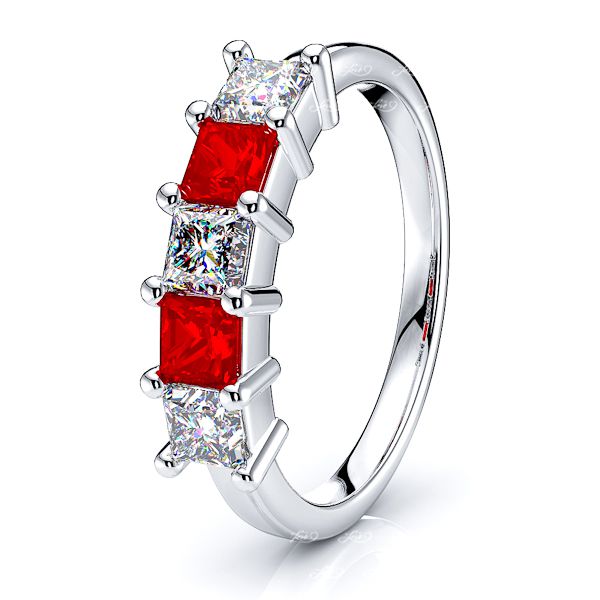 White Diamond and Ruby