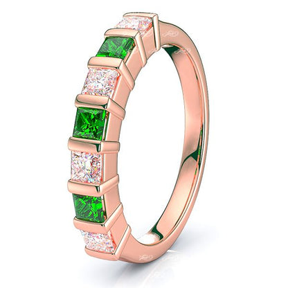 Rose Diamond and Emerald