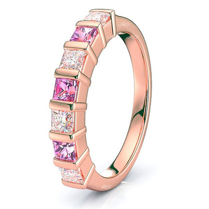 Rose Diamond and Pink Sapphire