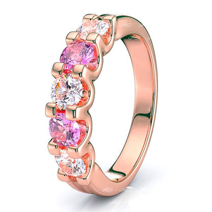 Rose Diamond and Pink Sapphire