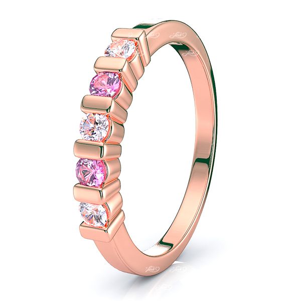 Rose Diamond and Pink Sapphire