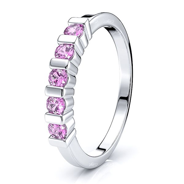 White Pink Sapphire