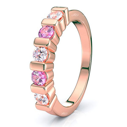 Rose Diamond and Pink Sapphire