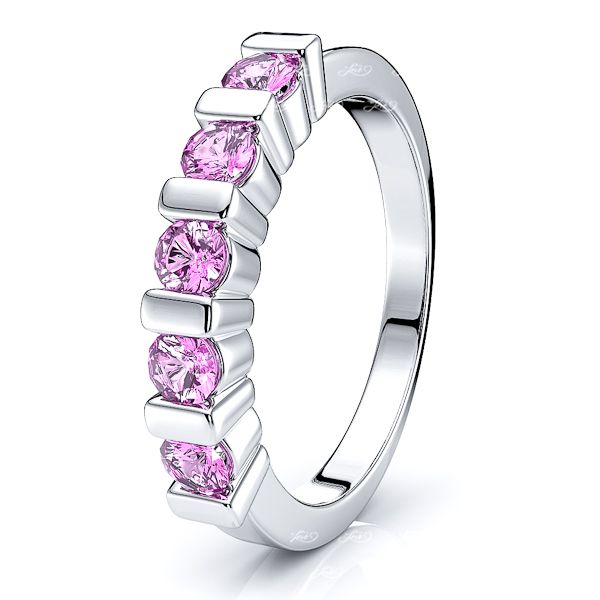 White Pink Sapphire