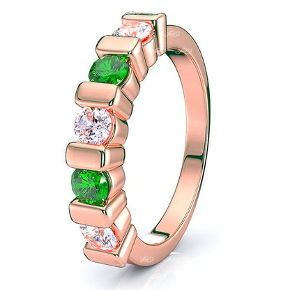 Rose Diamond and Emerald