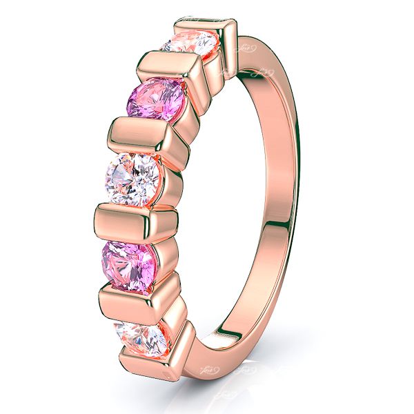 Rose Diamond and Pink Sapphire