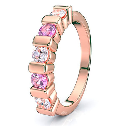 Rose Diamond and Pink Sapphire