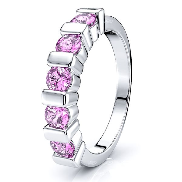White Pink Sapphire
