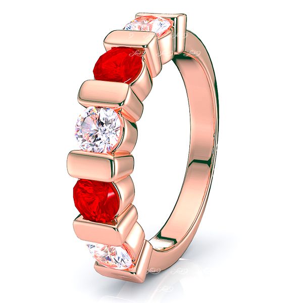 Rose Diamond and Ruby