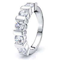 Imelda Diamond Women Anniversary Wedding Band