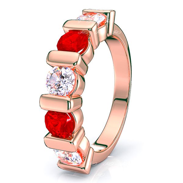 Rose Diamond and Ruby