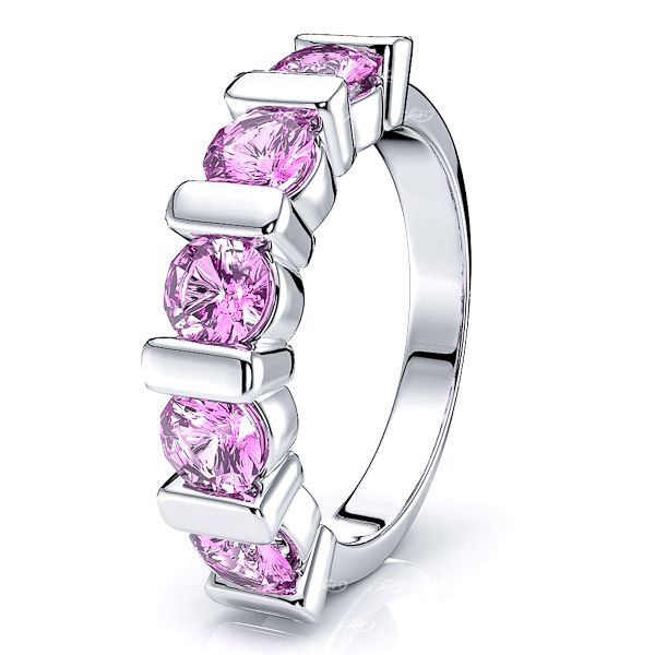 White Pink Sapphire