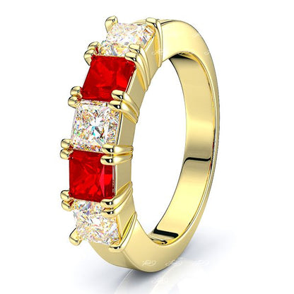 Yellow Diamond and Ruby
