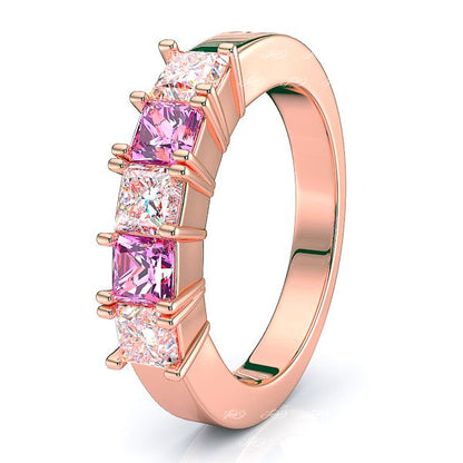 Rose Diamond and Pink Sapphire