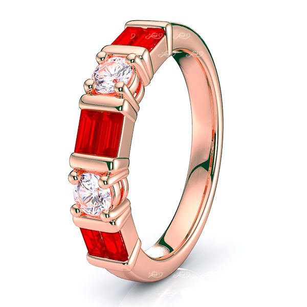 Rose Diamond and Ruby
