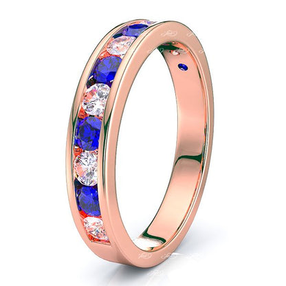 Rose Diamond and Blue Sapphire