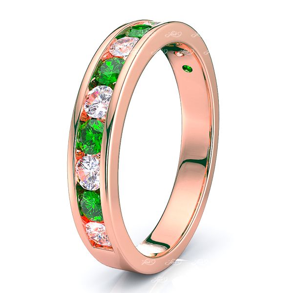 Rose Diamond and Emerald