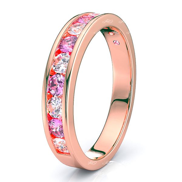 Rose Diamond and Pink Sapphire