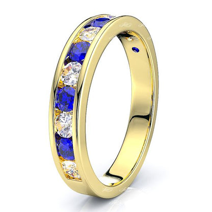 Yellow Diamond and Blue Sapphire