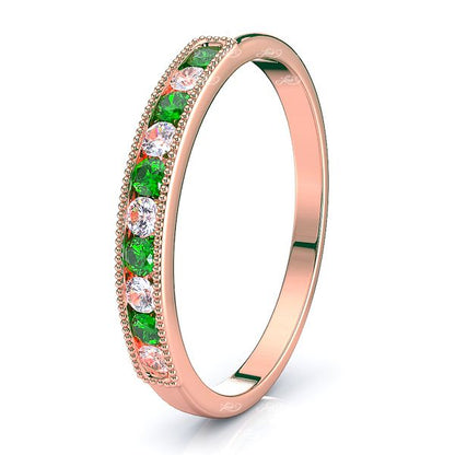 Rose Diamond and Emerald