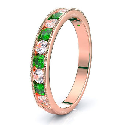 Rose Diamond and Emerald