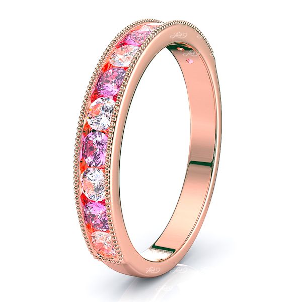 Rose Diamond and Pink Sapphire