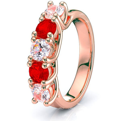 Rose Diamond and Ruby